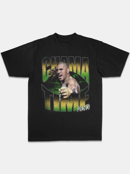 280 grams of heavy Pereira CHAMA TIME | UFCT shirt MMA short sleeve