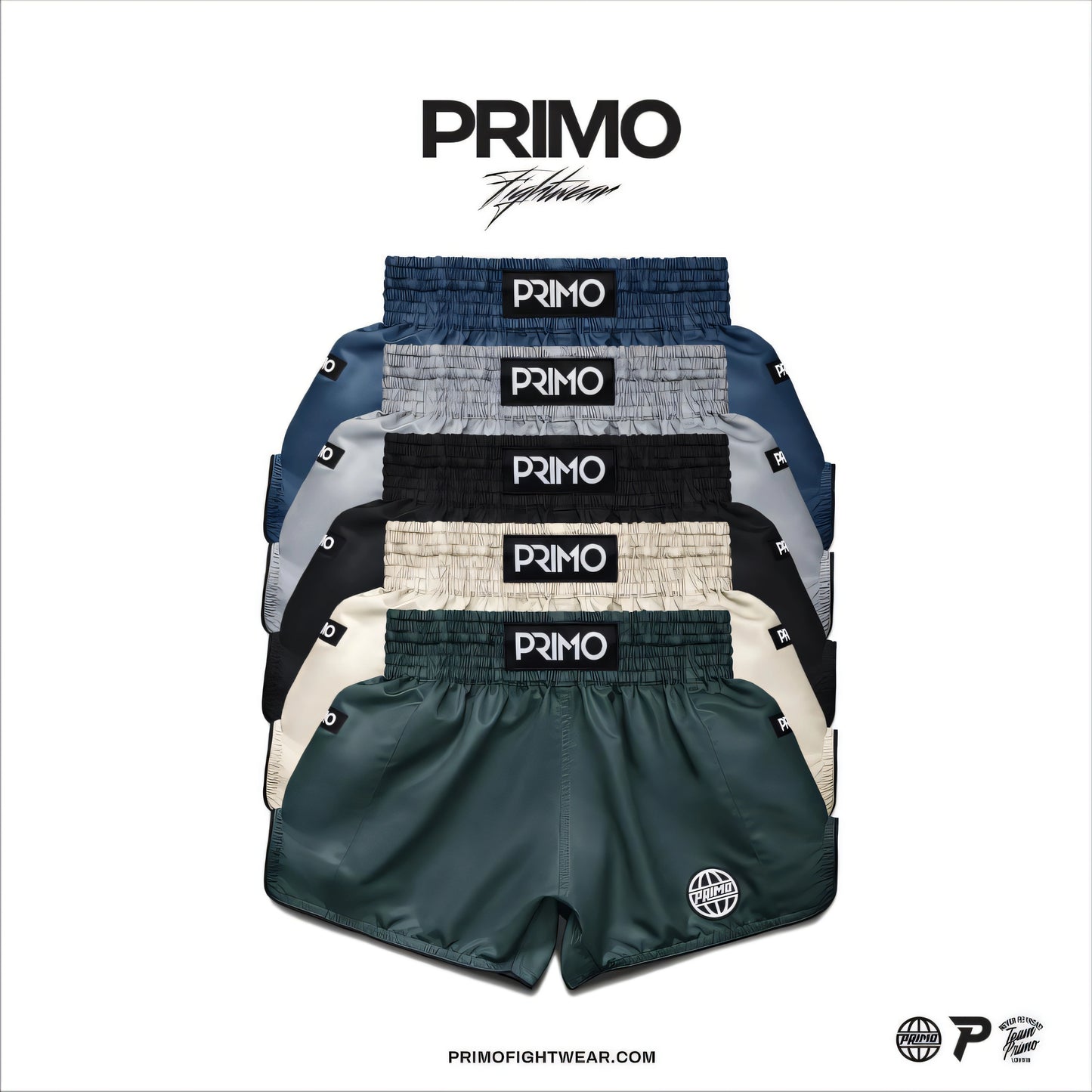 Primo Alta Series Muay Thai Shorts (8 Colors)