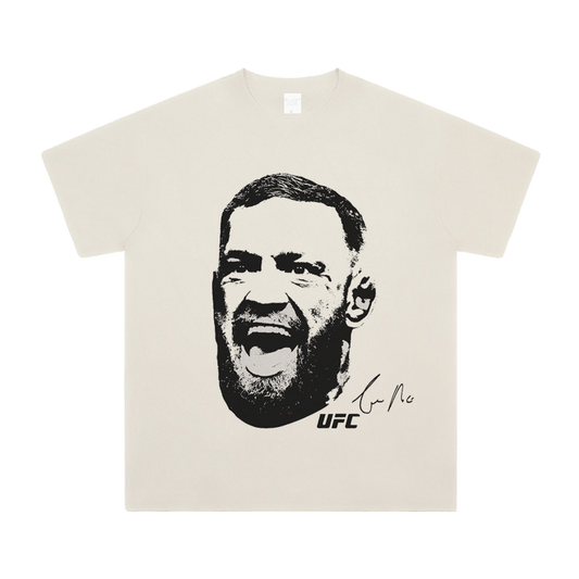 Conor Mcgregor Portrait Signature T shirt