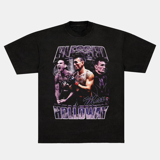 280g Heavy God Bless Holloway Max Holloway | UFCT shirt MMA short sleeve