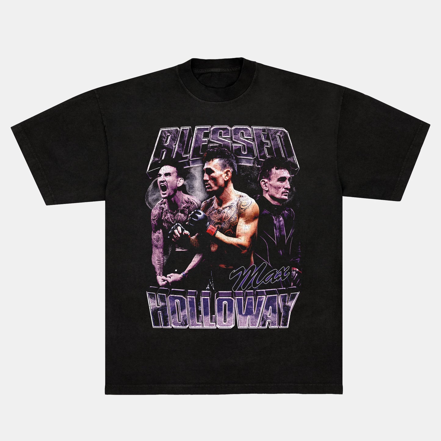 280g Heavy God Bless Holloway Max Holloway | UFCT shirt MMA short sleeve